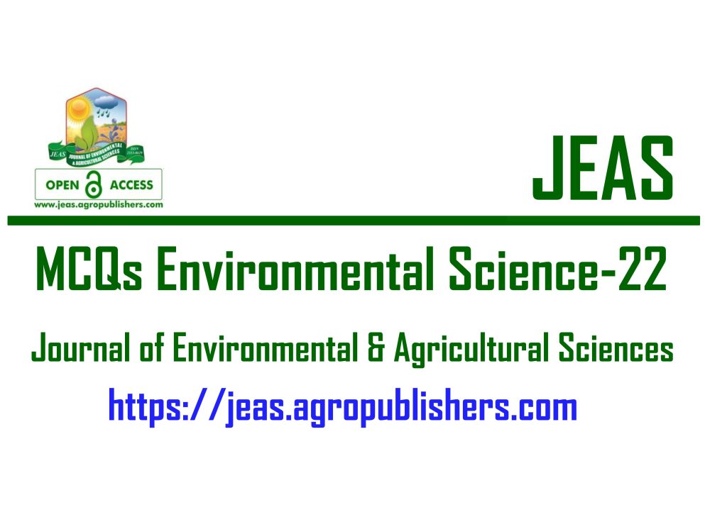 MCQs Environmental Science-22