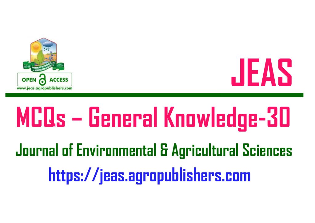 MCQs General Knowledge-30