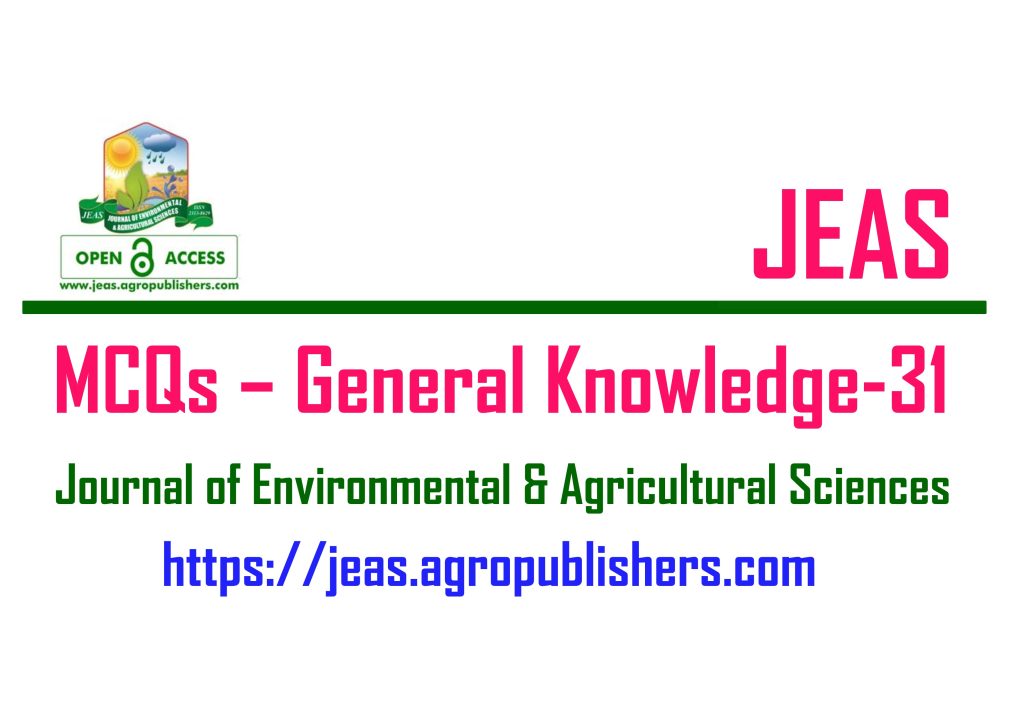 MCQs General Knowledge-31
