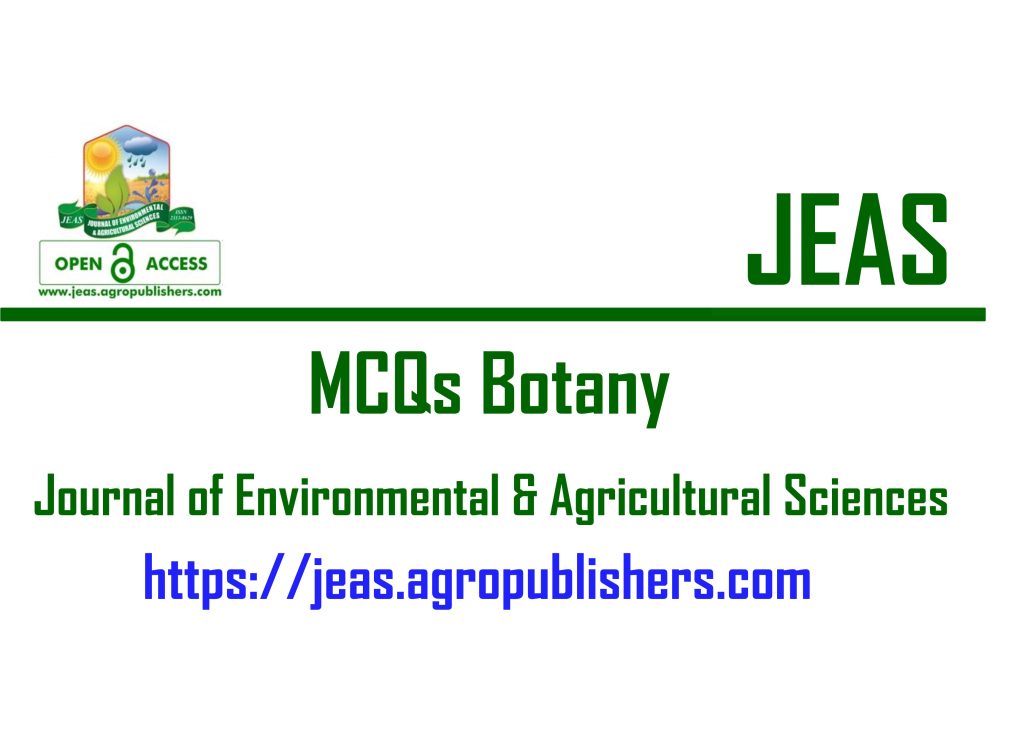 Botany MCQs