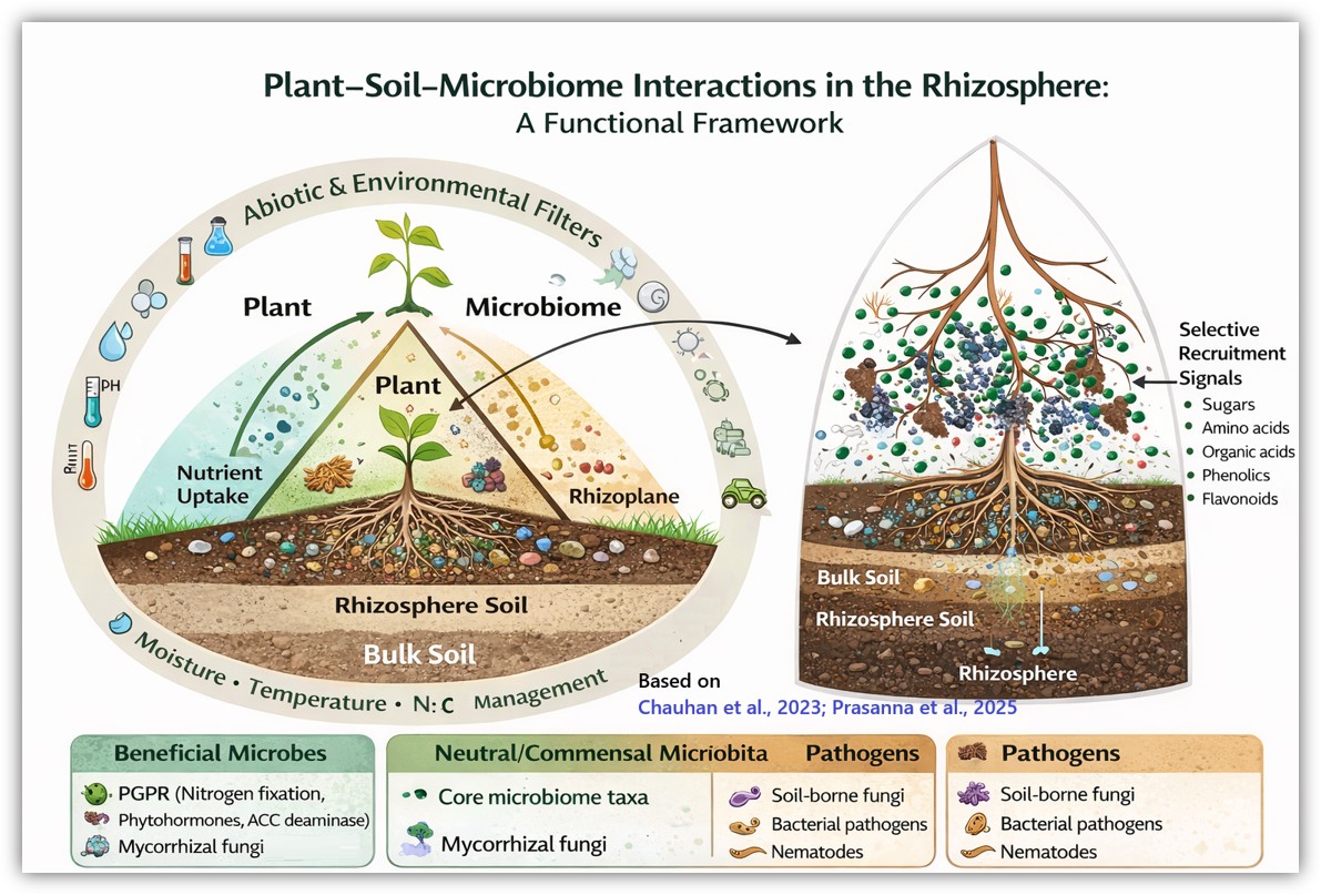 Plant-Microbiome Interaction, Microbiome-Driven Rice Production, Phyllosphere, Sustainable Rice Production, Soil-born plant pathogens, 