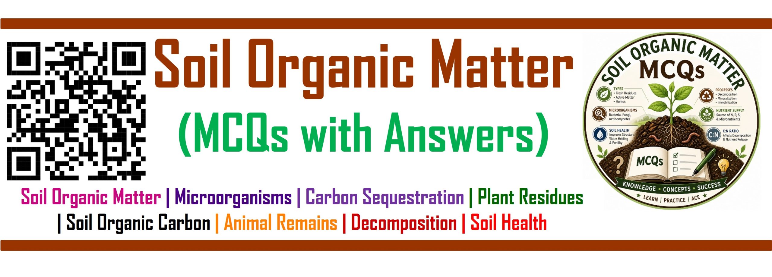 Soil Organic Matter MCQs